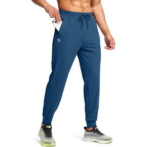 G Gradual Men's Joggers Pants with Zipper Pockets Stretch Sweatpants Athletic Track Pants for Men Workout Running Gym
