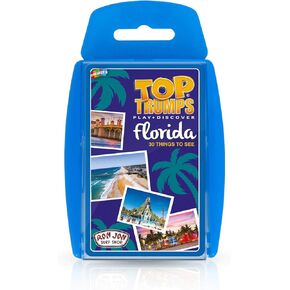Top Trumps Card Game Florida - Family Games For Kids and Adults - Learning Games - Kids Card Games for 2 Players and more - Kid War Games - Card Wars - For 6 plus kids