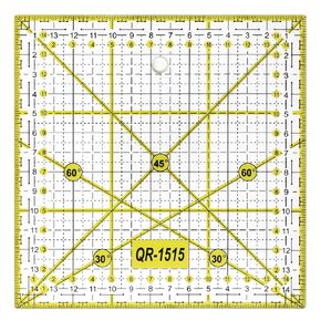 VViViD Quilting Ruler Templates (15.25 Centimeter Square (YLW))