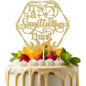 It's a Sagittarius Thing Cake Topper, Big Sagittarius Energy, Sagittarius Cake Decor, 12 Zodiac Constellations Sagittarius Birthday Party Decorations