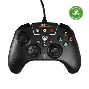 Turtle Beach REACT-R Controller Wired Game Controller – Xbox Series X, Xbox Series S, Xbox One & Windows – Audio Controls, Mappable Buttons, Textured Grips – Black