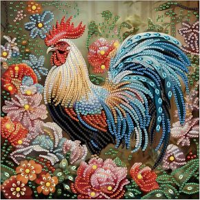 Sanjee 5D Special Shape Diamond Art Kits for Beginners, Chicken Diamond Painting Kits for Adults, Crystal Rhinestones Diamond Painting for Home Wall Decoration Gift, 12×12inch in Kuwait