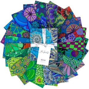 Kaffe Fassett Collective August 2024 Cool 20 Fat Quarters FreeSpirit Fabrics