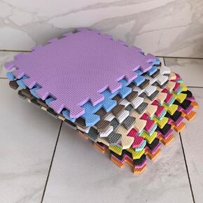 YIMINYUER® 20 Tiles (30cm×30cm×1cm Each Tile) Baby Soft Puzzle Play Mats, Kids Thick EVA Foam Floor, Toddlers & Children's Soft Interlocking Mat R01R04R12G301020