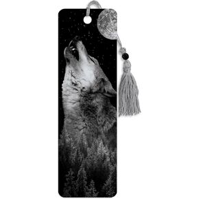 Howling Wolf Premier Bookmark Stationery