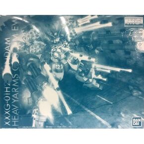 Bandai MG 1/100 Gundam Heavyarms Kai EW - Imported Robot Toy Figure, Plastic, No Assembly Required, Ages 15+