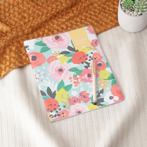 Blue Sky Day Designer 2025 Monthly Planner Calendar, January 2025 - December 2025, 8.5" x 11", Clear Flexible Cover, Stapled Binding, Secret Garden Mint in Kuwait