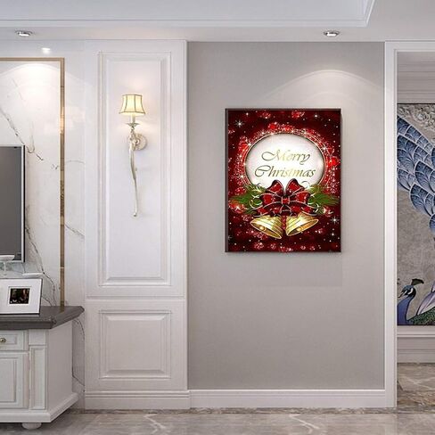 ACENGXI Christmas Paint by Numbers Christmas Paint by Numbers Santa Claus DIY Canvas Paint by Numbers Christmas Tree Acrylic Painting Home Decor Paint by Numbers Merry Christmas for Adults 16x20In in Kuwait
