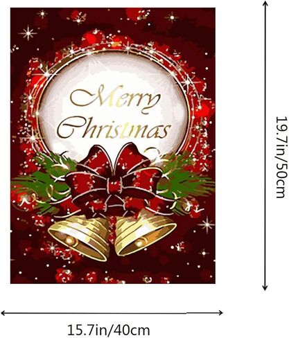 ACENGXI Christmas Paint by Numbers Christmas Paint by Numbers Santa Claus DIY Canvas Paint by Numbers Christmas Tree Acrylic Painting Home Decor Paint by Numbers Merry Christmas for Adults 16x20In in Kuwait