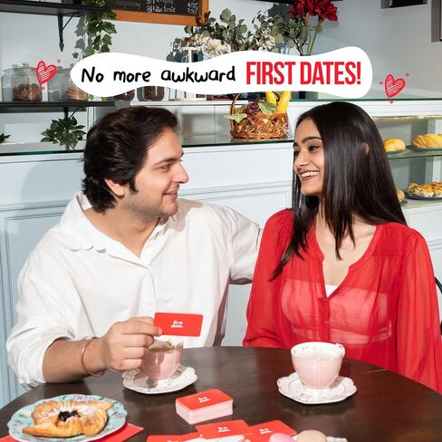 Dring India: First Date - لعبة الورق المثالية للأزواج والعشاق في المواعيد الأولى | 70 بطاقة أسئلة لإجراء محادثات مهمة حقًا | مثالية للهدايا | (بناء العلاقات والحب) in Saudi Arabia