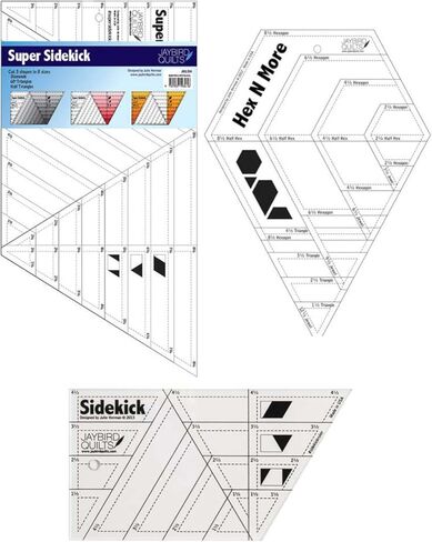 مجموعة مسطرة Hex n More وSuper Sidekick وSidekick لحاف اللحف والقالب والمساطر والاستنسل in Kuwait