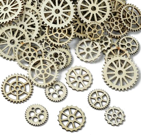 UR URLIFEHALL Assorted Wood Cutouts Ornaments Unfinished Wooden Paint Crafts for DIY Scrapbooking Painting Crafts Homemade Decoration Art Project in Kuwait