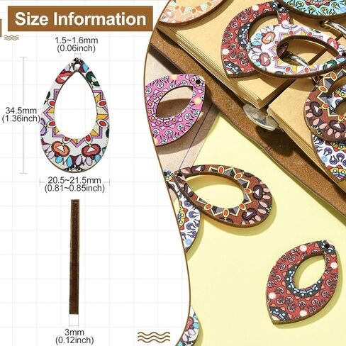 UR URLIFEHALL Assorted Wood Cutouts Ornaments Unfinished Wooden Paint Crafts for DIY Scrapbooking Painting Crafts Homemade Decoration Art Project in Kuwait