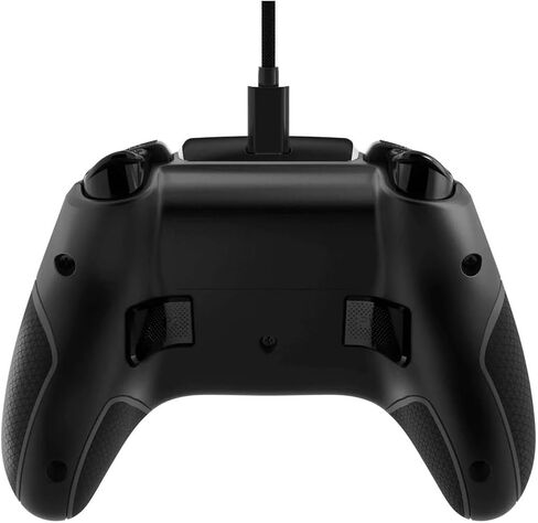 وحدة تحكم Turtle Beach REACT-R - وحدة تحكم سلكية في الألعاب - Xbox Series X، وXbox Series S، وXbox One وWindows - عناصر تحكم في الصوت، وأزرار قابلة للتعيين، ومقابض منسوجة - أسود in Kuwait