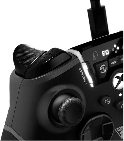 وحدة تحكم Turtle Beach REACT-R - وحدة تحكم سلكية في الألعاب - Xbox Series X، وXbox Series S، وXbox One وWindows - عناصر تحكم في الصوت، وأزرار قابلة للتعيين، ومقابض منسوجة - أسود in Kuwait