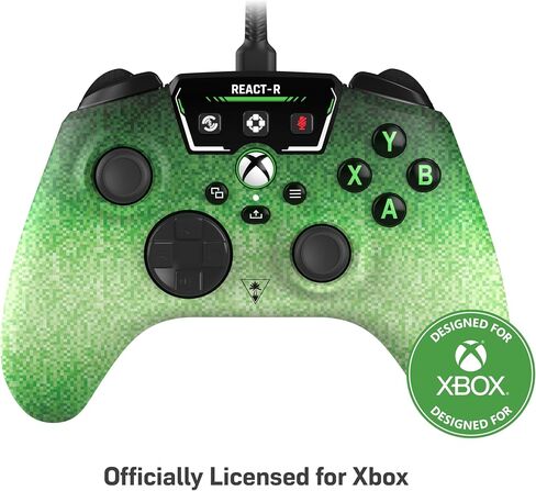 Turtle Beach REACT-R Controller Wired Game Controller – Xbox Series X, Xbox Series S, Xbox One & Windows – Audio Controls, Mappable Buttons, Textured Grips – Black in Saudi Arabia