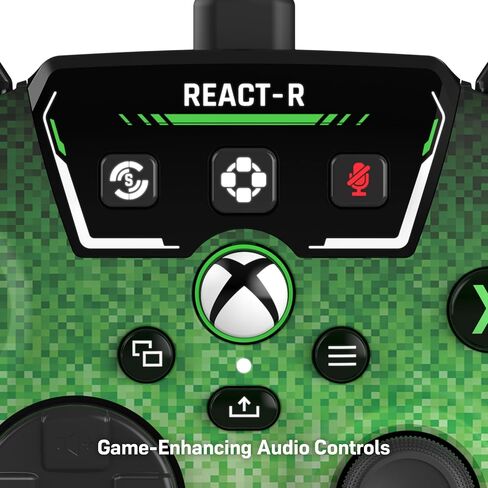 Turtle Beach REACT-R Controller Wired Game Controller – Xbox Series X, Xbox Series S, Xbox One & Windows – Audio Controls, Mappable Buttons, Textured Grips – Black in Saudi Arabia