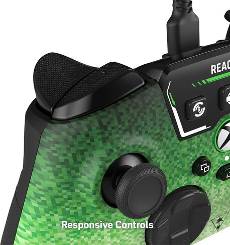 Turtle Beach REACT-R Controller Wired Game Controller – Xbox Series X, Xbox Series S, Xbox One & Windows – Audio Controls, Mappable Buttons, Textured Grips – Black in Saudi Arabia