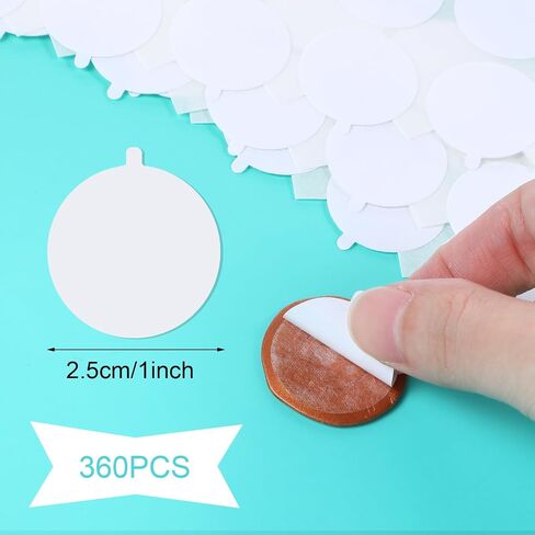 360pcs Double Sided Adhesive Wax Seal Stickers 1inch Dots No Traces Removable Sticky Tack for Wax Seal Stickers Craft Adhesive Waxing Sticky Dots Clear Double Sided Adhesive Dots Wax Sticker Backing in Saudi Arabia