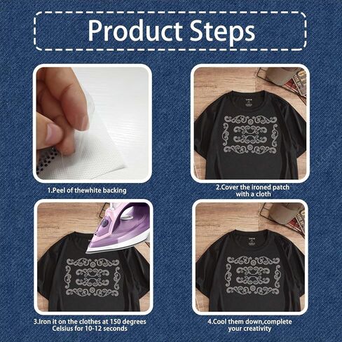 PLIGREAT 12 Pcs Rhinestone Iron on Transfers Bling Baseballs Heat Transfer Bling Patch Diamond Sticker Clothing Repair Applique Bling Rhinestone Decal for T-Shirts Jacket Pant Clothes DIY Accessories in Kuwait