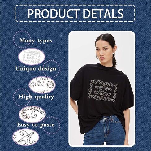 PLIGREAT 12 Pcs Rhinestone Iron on Transfers Bling Baseballs Heat Transfer Bling Patch Diamond Sticker Clothing Repair Applique Bling Rhinestone Decal for T-Shirts Jacket Pant Clothes DIY Accessories in Kuwait