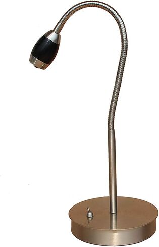 202071-15 Adjustable Beam LED Desk Lamp, 8.47" x 5.9" x 19.5", Brushed Nickel in Kuwait
