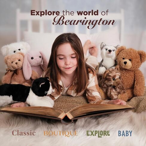 Bearington Collection Baby Lil’ Willow, 5.5 Inch Fawn Plush Stuffed Animal, Soft Baby Rattles and Plush Rings in Kuwait