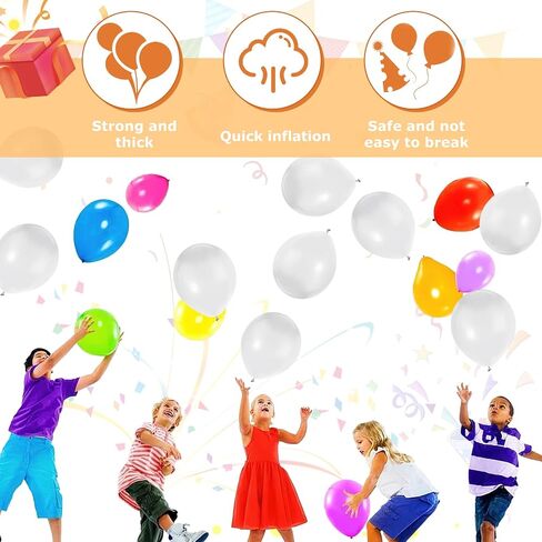 LovesTown 90PCS Small Party Balloons Bulk, Pearlized Silver Latex Balloons 5 Inch Shining Pearlescent Balloons for Kids Birthday Wedding Party Decorations in Saudi Arabia