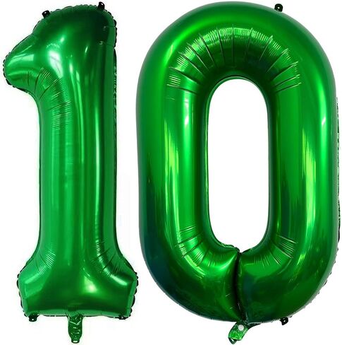 Dark Green 11 Number Balloons, 40 Inch Giant Number 11 Balloons Foil Mylar Helium Dark Green Number Balloons for 11th Birthday Party Supplies Anniversary Event Celebration Decorations in Saudi Arabia