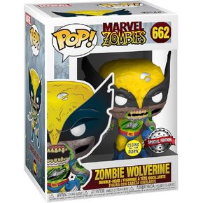 Marvel Zombies Wolverine Glow-in-the Dark Pop! Vinyl - EE Exclusive
