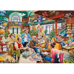 Ravensburger Turn The Page Bookclub 1000 Piece Jigsaw Puzzle for Adults | Unique, Pieces | Anti-Glare Surface | FSC Certified, Eco-Friendly | Amazon Exclusive