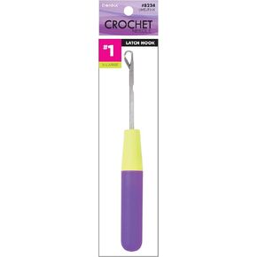 DONNA Crochet Needle, Crochet Braid Hair Latch Hook Hair Extension Lime Purple
