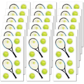 Paper House Productions Tennis Sticker Sheets Multipack (Pack of 18 Sheets)
