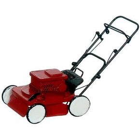 Dollhouse Miniature Red Lawnmower