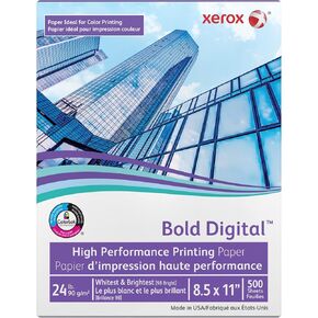 Xerox Digital Color Xpressions+ - ورق عادي - أبيض - مقاس Letter A (8.5 بوصة × 11 بوصة) - 500 ورقة (أوراق) in Kuwait
