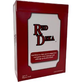Red Deka Card Game - Sabotage is The Strategy - Perfect for Game Night with Family and Friends