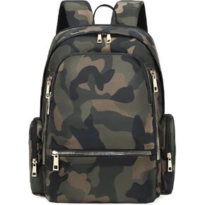 AO ALI VICTORY Backpack for Women Men Travel Laptop 15.6 Inch Computer Backpacks Anti Theft Carry on Bag College Bookbag Large Back Pack for Work Business Traveling Commuter Casual Daypack,Camo Green