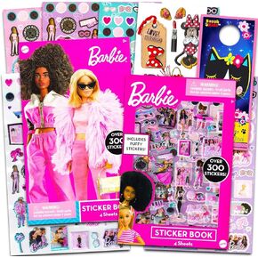Barbie Sticker Set for Girls - Bundle with 600+ Barbie Stickers for Party Favors Plus Bonus Stickers, More | Barbie Party Supplies for Girls Birthday