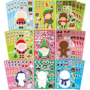 36 Sheets Valentine Stickers for Kids Make a Valentine Animal Stickers Make Your Own Stickers, Valentine’s Day Crafts Party Games Activities