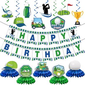 Baseball Party Decorations, Baseball Birthday Party Decorations Includes Happy Birthday Banner Baseball Table Decorations and Hanging Swirls, Baseball Themed Party Decorations