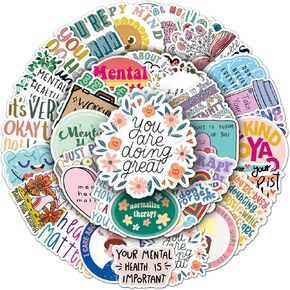 50pcs Pink Motivational Stickers for Girl, Positive Quote Waterproof Vinyl Decal for Kids Adult Teen Laptop Skateboard Water Bottle Phone Notebook Guitar(Pink Inspirational Words)