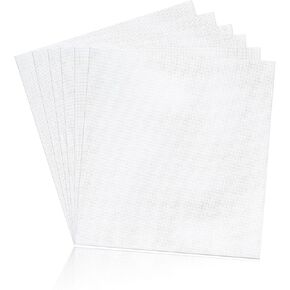 6 Pieces Cross Stitch Fabric 14 Count White Aida Cloth for DIY Art Craft Handwork (12 * 12 inch)