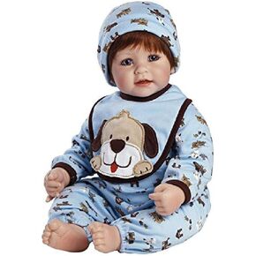 Adora Realistic Baby Doll Woof! Toddler - 20 inch, Soft CuddleMe Vinyl, Red Hair, Blue Eyes