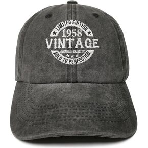 60 70 80 90 Birthday Gift, Limited Edition Aged to Perfection Baseball Hat for Men Women
