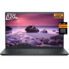 Dell Inspiron 15 15.6" Business Laptop (FHD 120Hz WVA Anti-Glare, Intel 10-Core i7-1255U, 64GB RAM, 2TB SSD), Numeric Keypad, Narrow-Bezel, 2024 Inspiron 3000 3520, Webcam, Wi-Fi 6, Win 11 Pro, Black