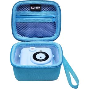 LTGEM Kid Camera Case Compatible with Instant Print Camera for Kids Digital Video Cameras Storage Holder Bag for Girls Toddler Camera And Print Paper(Case Only)