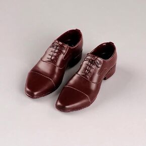 1/6 Scale Plastic Shoes Model Fit 12'' Action Figure Body Dolls for Fan Collection (Brown Shoes)