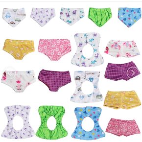 Baby Dolls Clothes Dress Underwear Bib Accessories Shoes for 10-11 Inch Alive Baby Dolls and Newborn Baby Dolls Girl