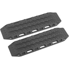 2PCS Plastic Sand Ladder Recovery Board Decoration for 1:10 RC Crawler Axial SCX10 Tamiya CC01 TRX-4 D90 MST CFX (Gray)