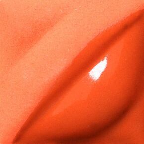 Amaco Velvet Underglaze - 2 oz - V-389 Flame Orange